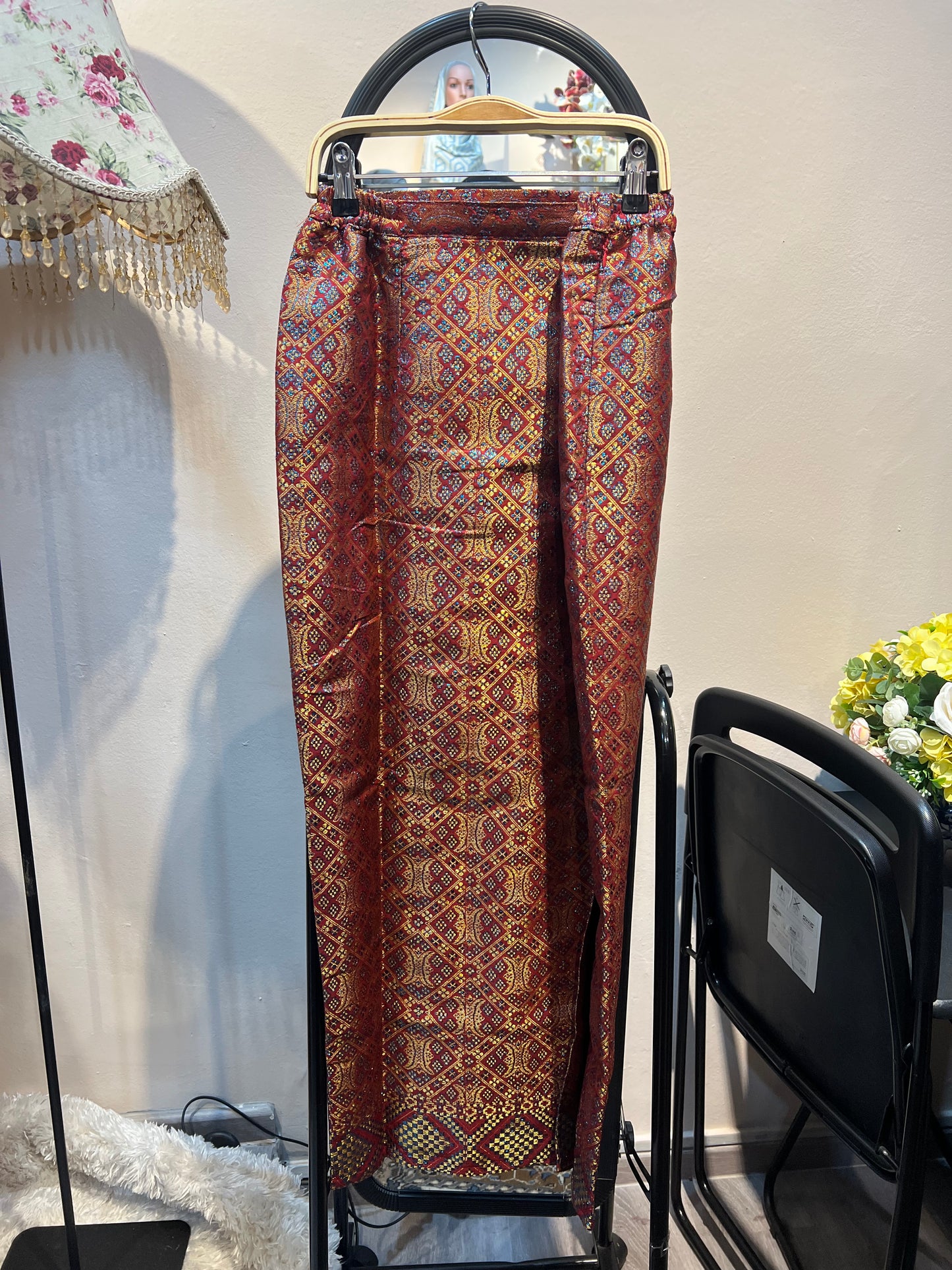 Songket Overlap Skirt