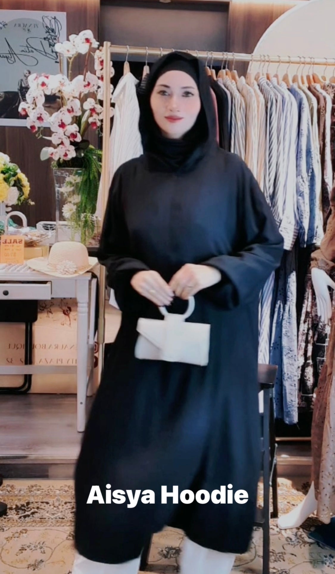 Aisyah Hoodie Abaya