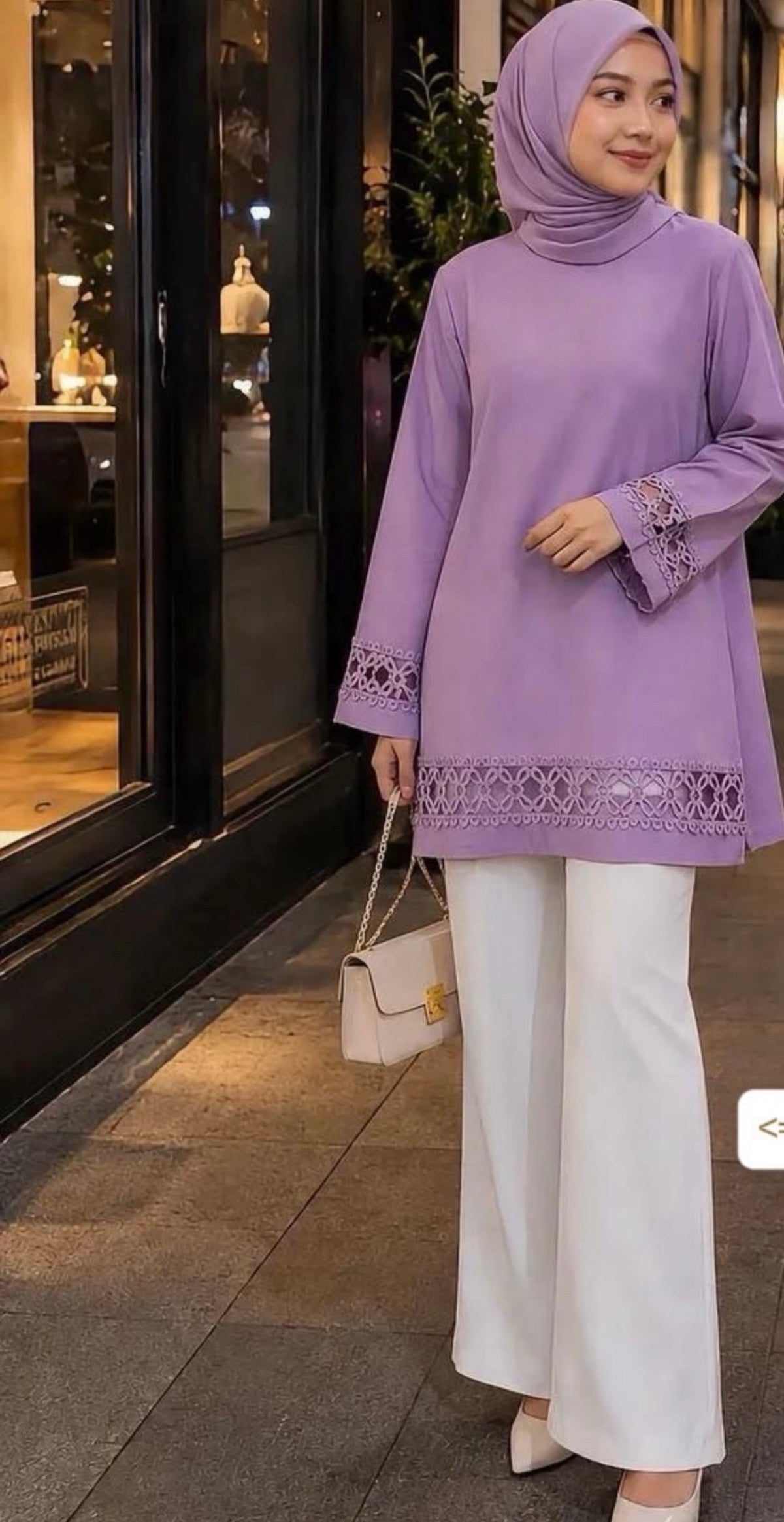 Nabila Lace Top