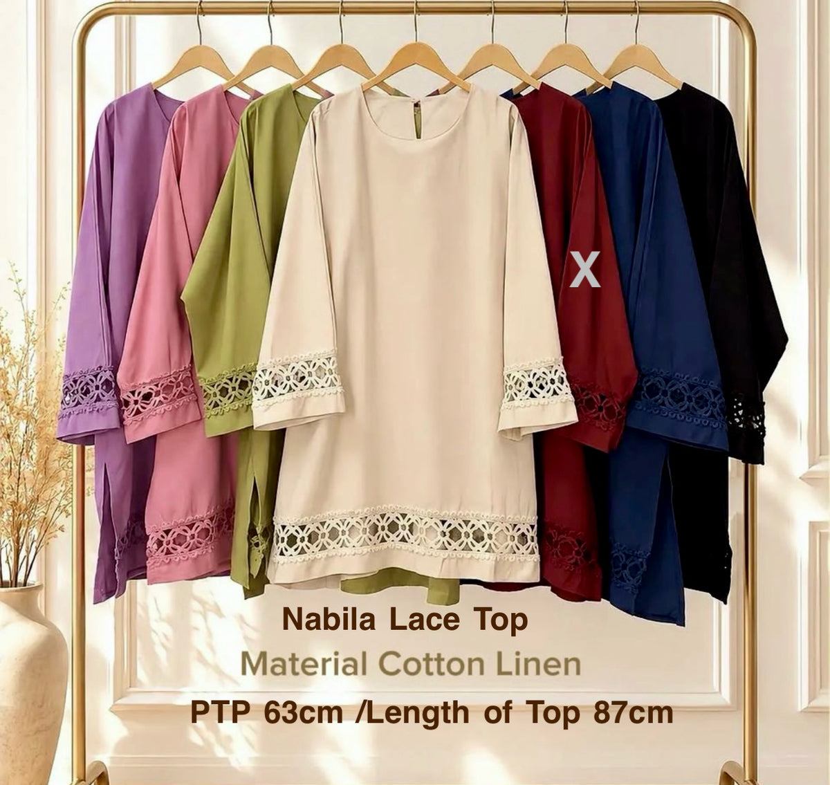 Nabila Lace Top